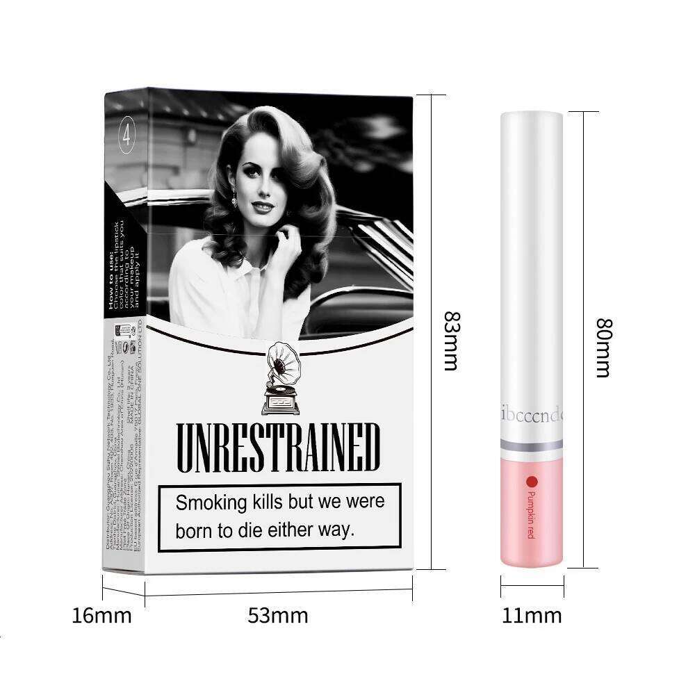 Colors Gloss Set Velvet Matte Waterproof Long-lasting Lip Non-Stick Cup Cigarette Lipstick Makeup For Women H260302