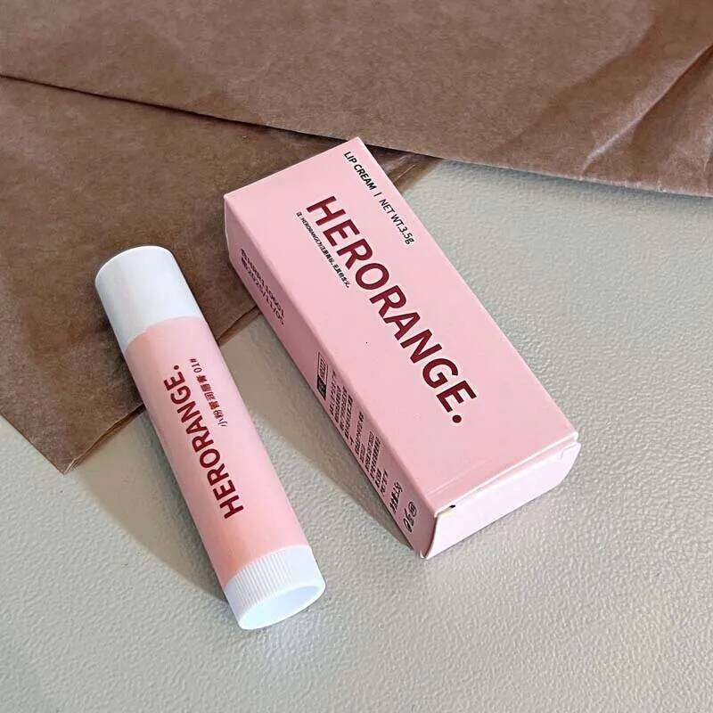 Herorange Pink Tube Tinted Balm Hydrating Moisturizing, Brightening, Lip Mask & Lipstick H260302