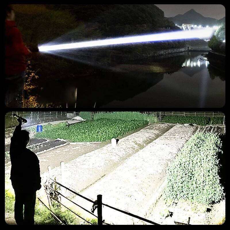 850000000LM Most Powerful LED Flashlights Ultra Bright Long Range 5000M Torch Zoomable Portable Lamp With Bracket Light Z260301