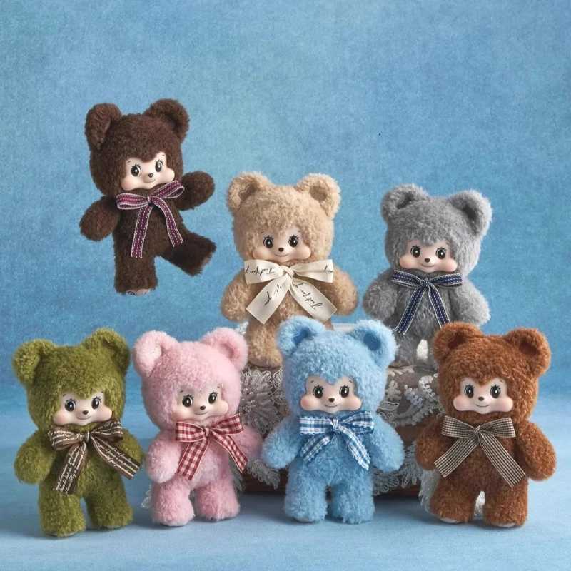 Genuine Pezzy Bears Gift Handmade Vinyl Face Plush Doll Blind Box Cute Figurine Ornament Trendy Toy Doll Birthday GiftT260302
