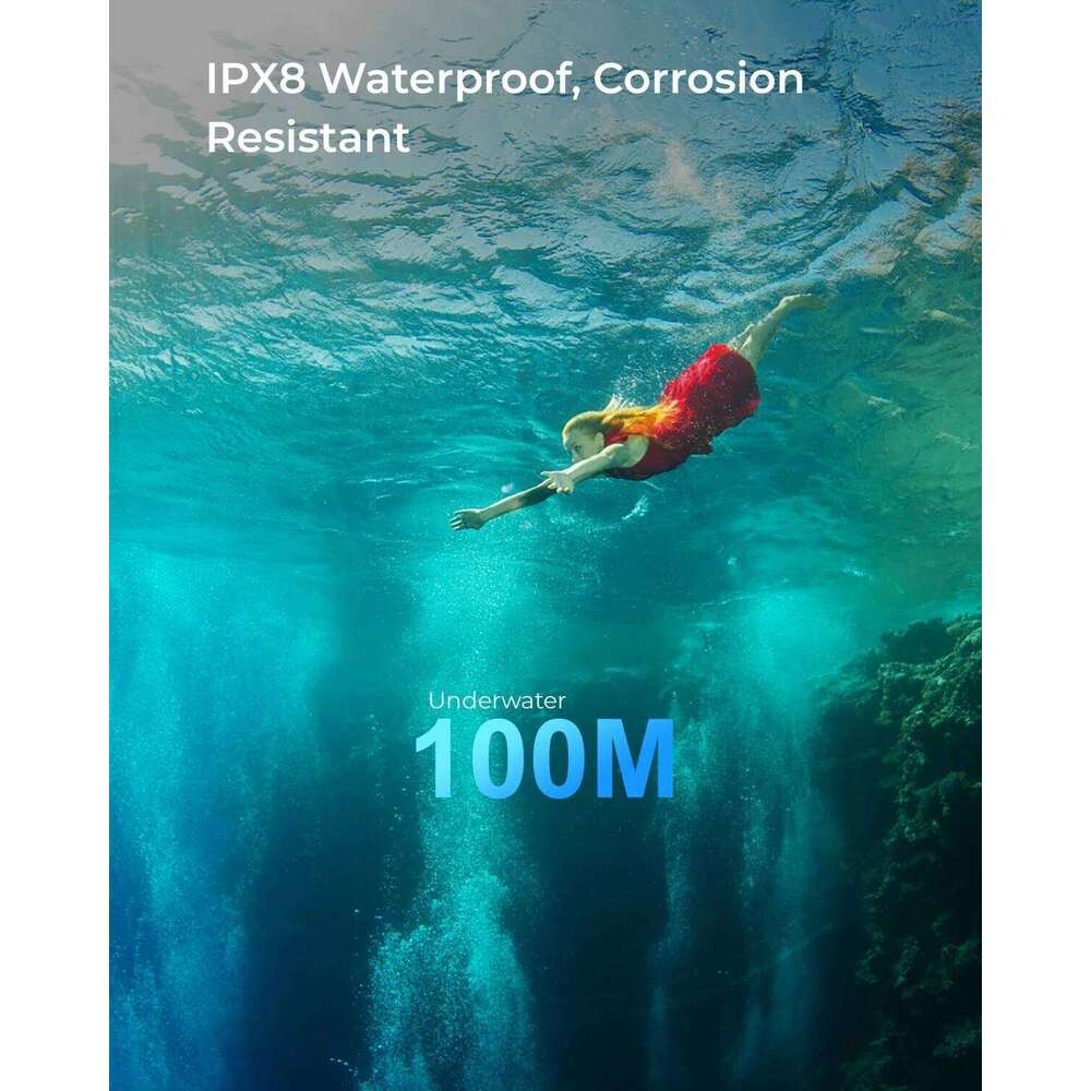 APLOS AP02 Scuba Diving Flashlight, 2500 Lumen Light 4 Modes Power Indicator, Waterproof Underwater Dive Torch with Re Z260301