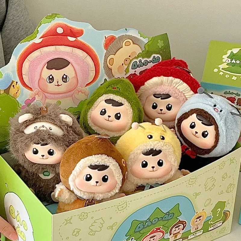 Genuine Bao-Ao Forest Friends Gathering Series Vinyl Plush Pendant Blind Box Cute Bao-Ao Doll Mystery Box Toys Birthday GiftT260302