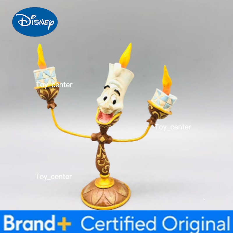 Disney Beauty And The Beast Cogsworth Clock LumiRe Candelabra Trinket Tray Home Desk Decor Jewelry Dish For Fans H260302