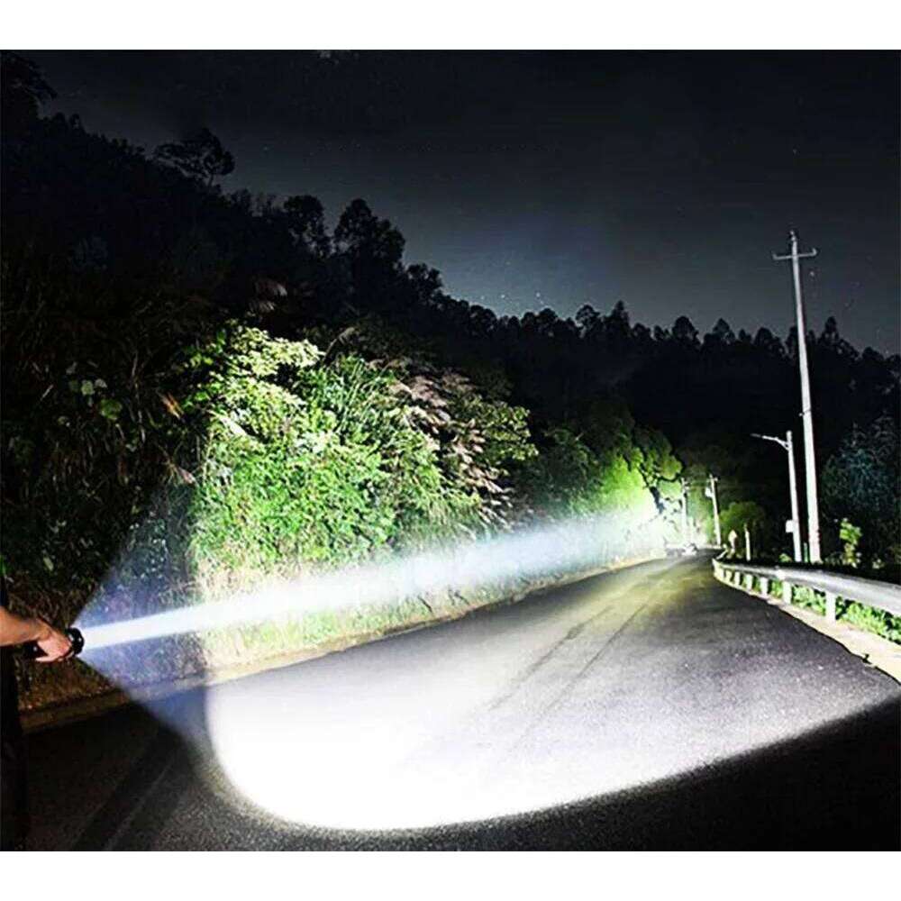 XHP390 Super Powerful LED USB Rechargeable Torch Light Tactical High Power Flashlight Waterproof Hand Lantern Camping Z260301