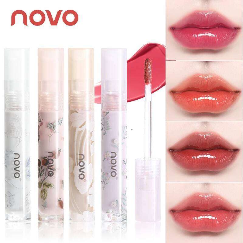 Long-Lasting Moisturizing Gloss,Glossy Finish,Non-Sticky,Not Easy To Fade,Nourishing Tinted Lip Oil With Shea Butter H260302