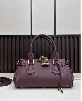 Mirror quality Designer bag Luxury Tote bag Shoulder Bags purse woman new design Grain leather Paddington bag new handbag Retro Lock Head Bag Handheld Crossbody