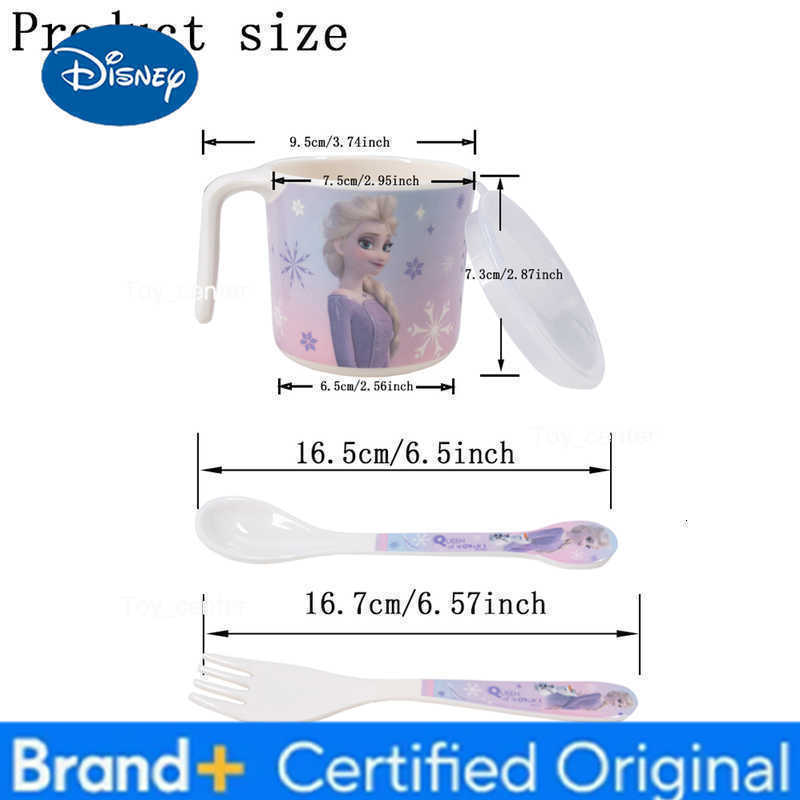Disney 1pc cartoon Purple Elsa melamine tableware Family Dinner Birthday party outdoor dinner beautiful and durable tableware H260302