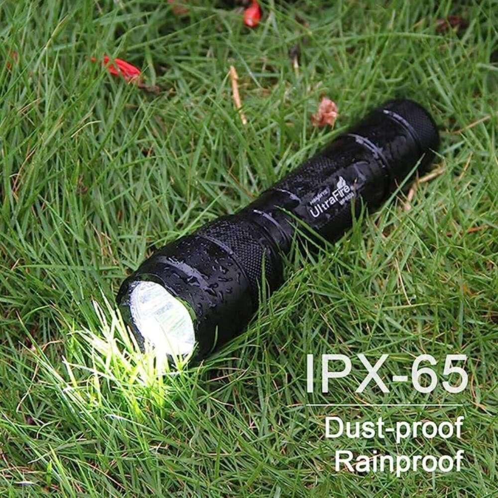 UltraFire WF-502B Tactical Flashlight Long Range 5W High Powerful Camping Torch Light Rechargeable Lantern for Daily Carry Z260301