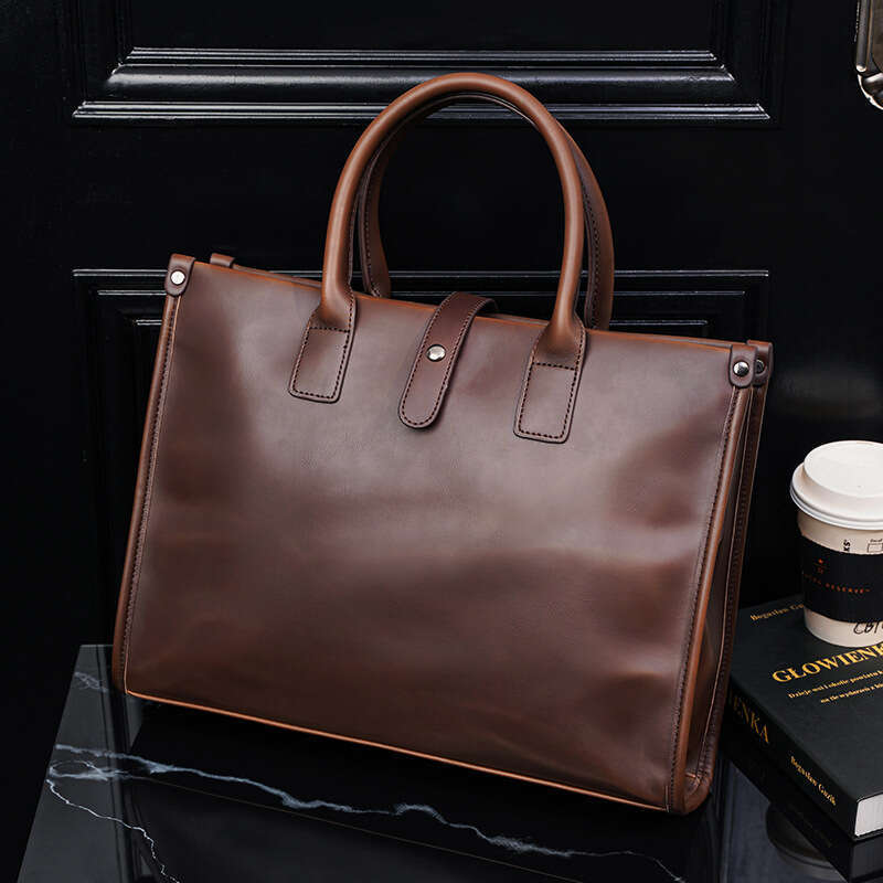 Luxury Shoulder Bags Totes Hobo New Retro Business Casual Briefcase Korean Style Handbag Crossbody Document Trendy Men S Bag SENYY