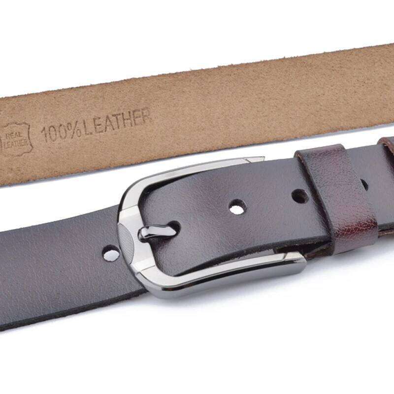 135cm -160cm Long Men'S Genuine Leather Big Belt Classic Casual Designer Pin Button Plus Size Belts Male Fat People Strap S260228