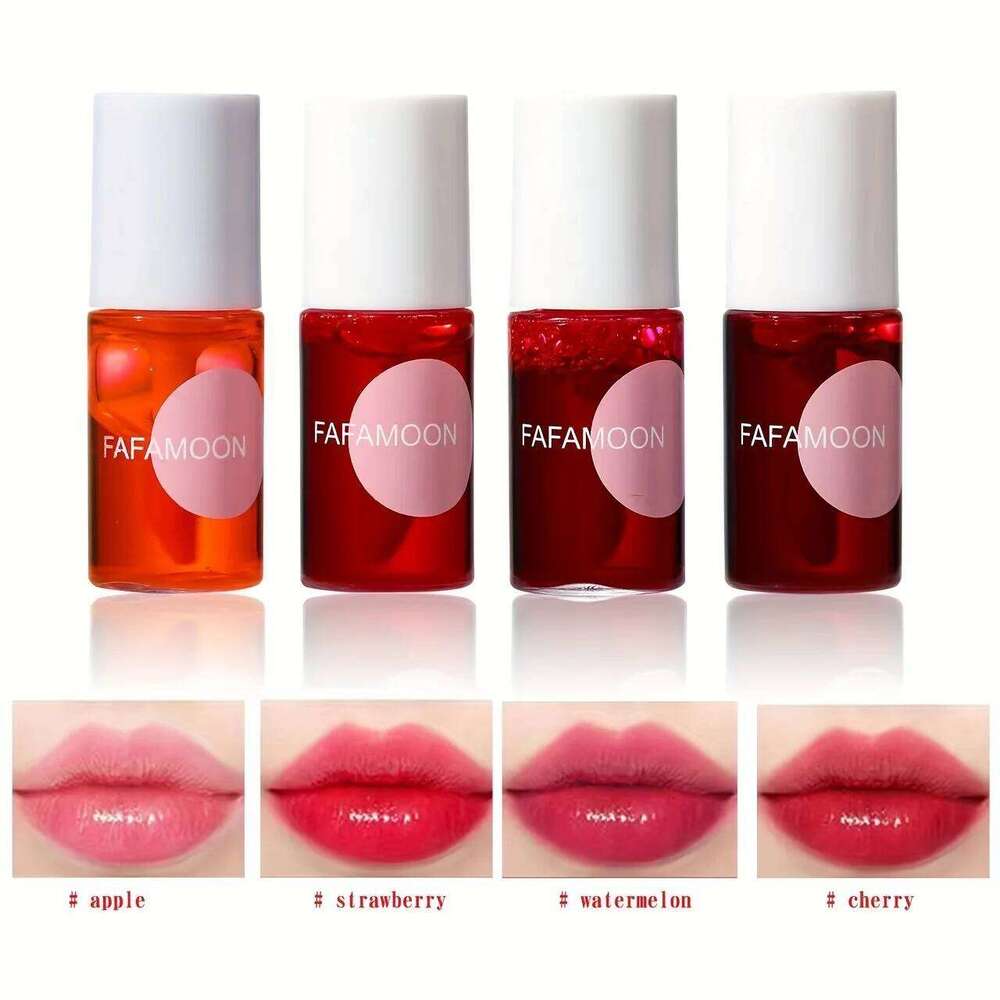 Fruity Lip Tint Water Gloss Tint, Moisturizing Waterproof Liquid Lipstick, Non-Stick, High Pigment, Long-Lasting Vibrant Colors H260302