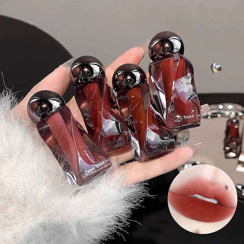 Gege bear Soft Light Mousse Gloss Mist Matte Velvet Dudu Lipstick Premium Lip Mud H260302