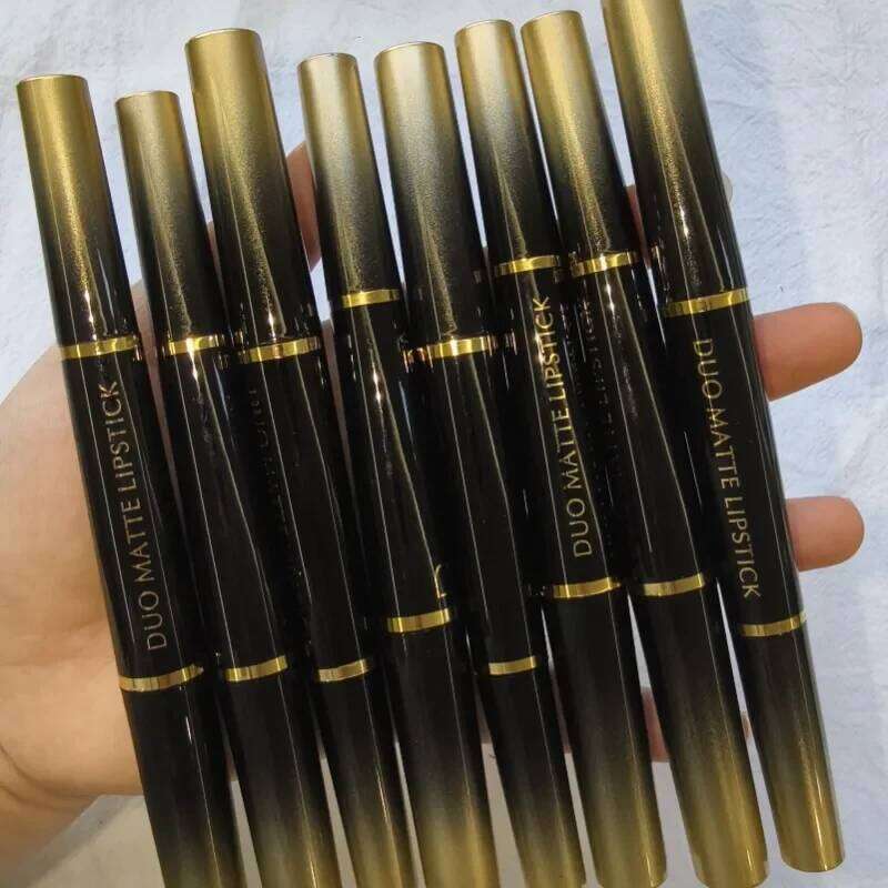 1PC Double-ended Lip Liner and Lipstick Pen - Long-lasting, Matte, Nude Easy To Remove Makeup, Holiday Gifts H260302