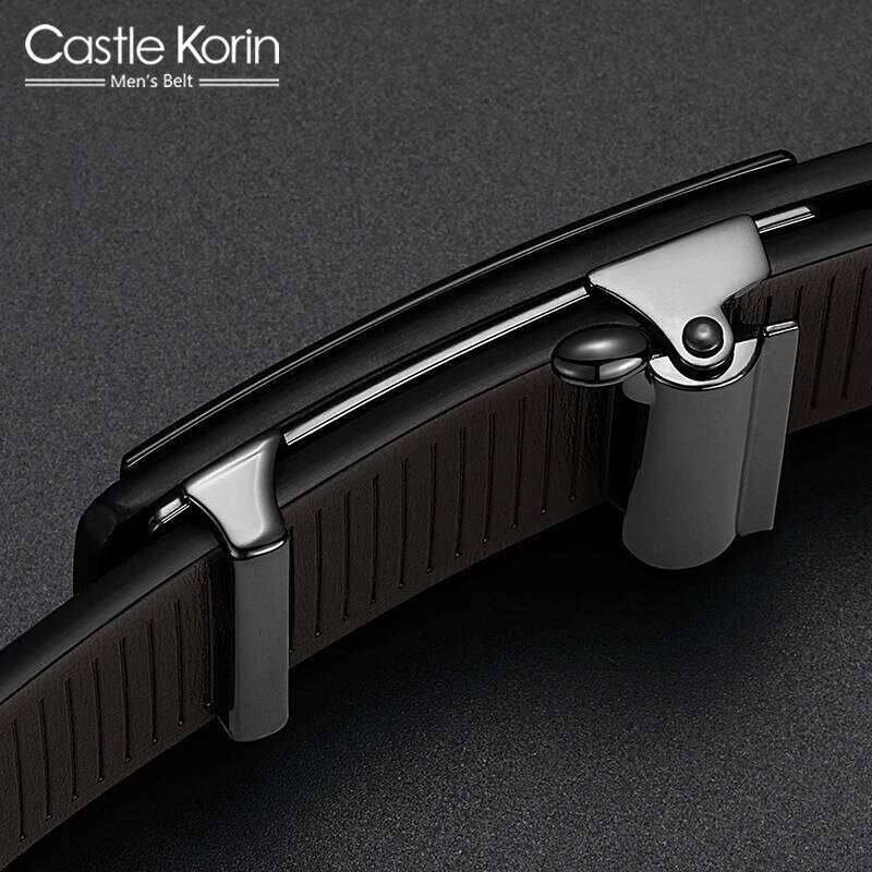 Men's leather designer luxury brand Alloy inner wear belt fashion genuine male Belt Men gift S260228