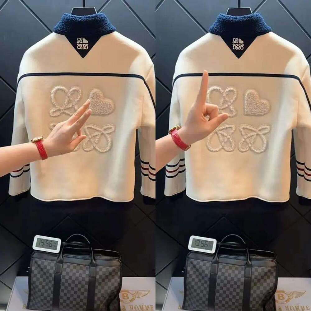 25 Fall/Winter New Trendy Fashion Casual Versatile Comfortable Simple Stylish High-End Men's Light Luxury Jacket