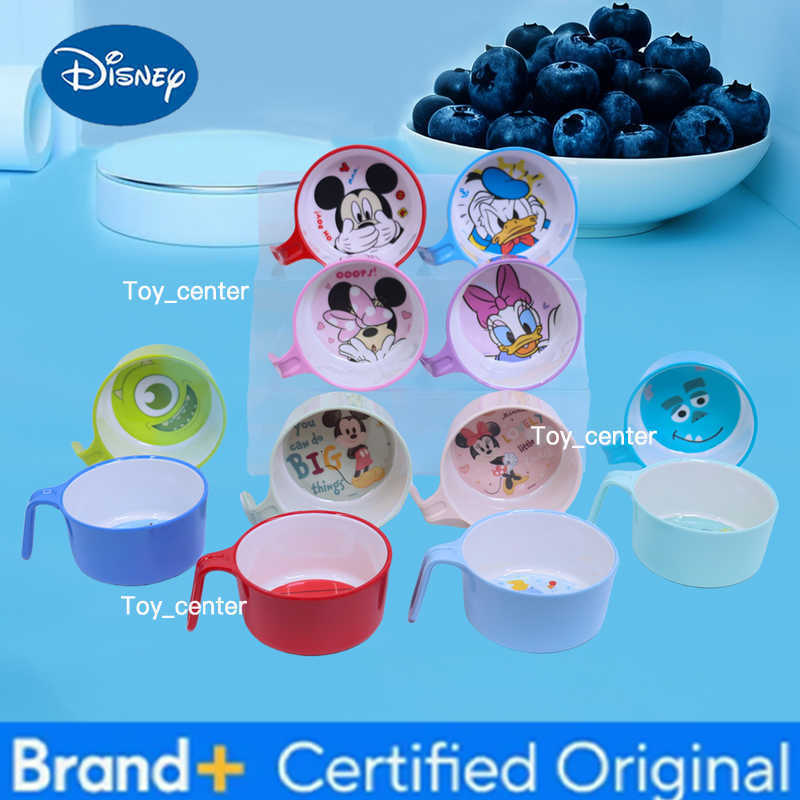 Disney 1pc cartoon melamine tableware single handle bowl family dinner birthday party exquisite durable single handled bowl H260302