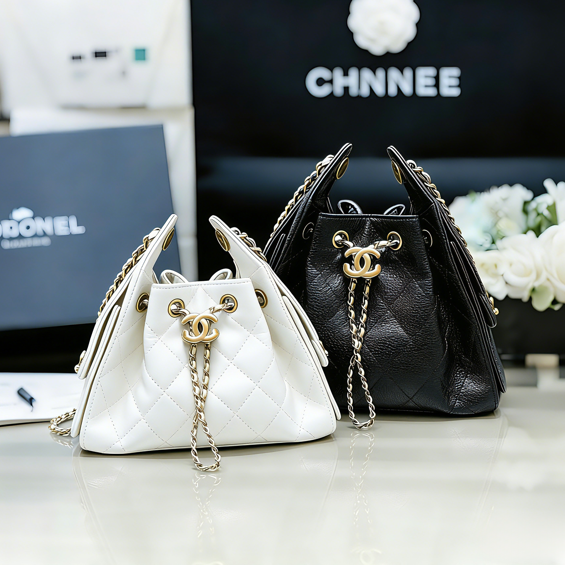 Designer bag Luxury Bag Shoulder Bag Classics Flap High Quality Plaid Buckle Flap Handbag Silver Gold Chain Leather And Metal Letter Women's Sheepskin Clutch Bag