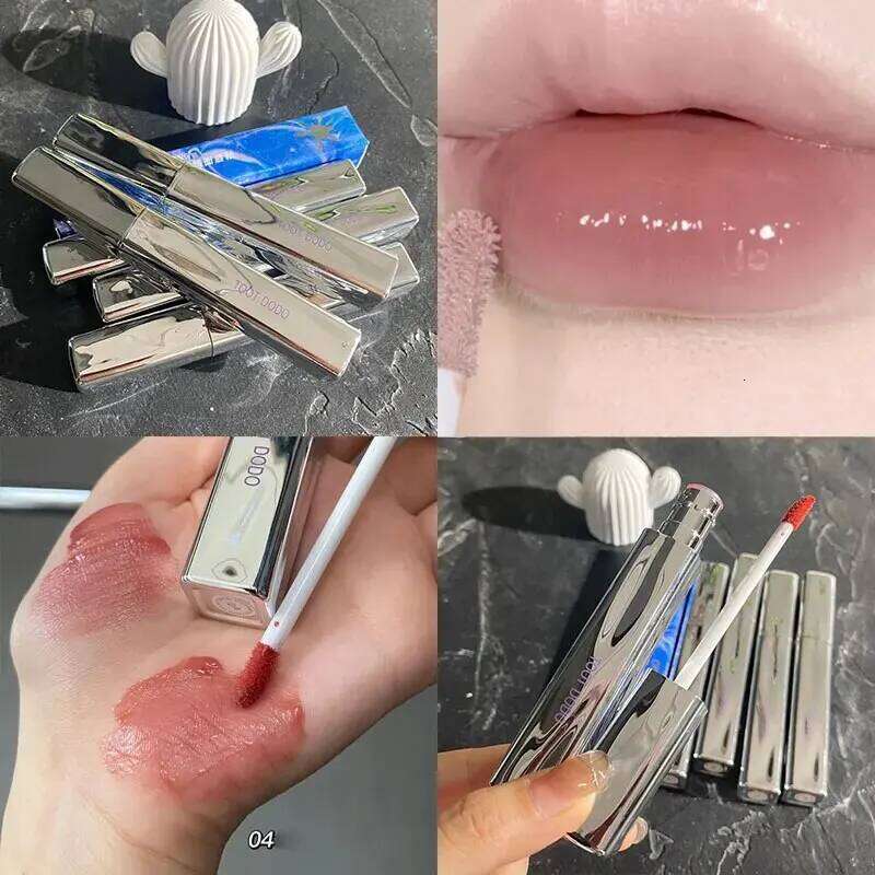 TOOT DODOT820 Floral Center Mirror Lip Gloss Is Bright Non Oily, Moisturizing, and Color Displaying. The Lips Are Watery, Tr H260302