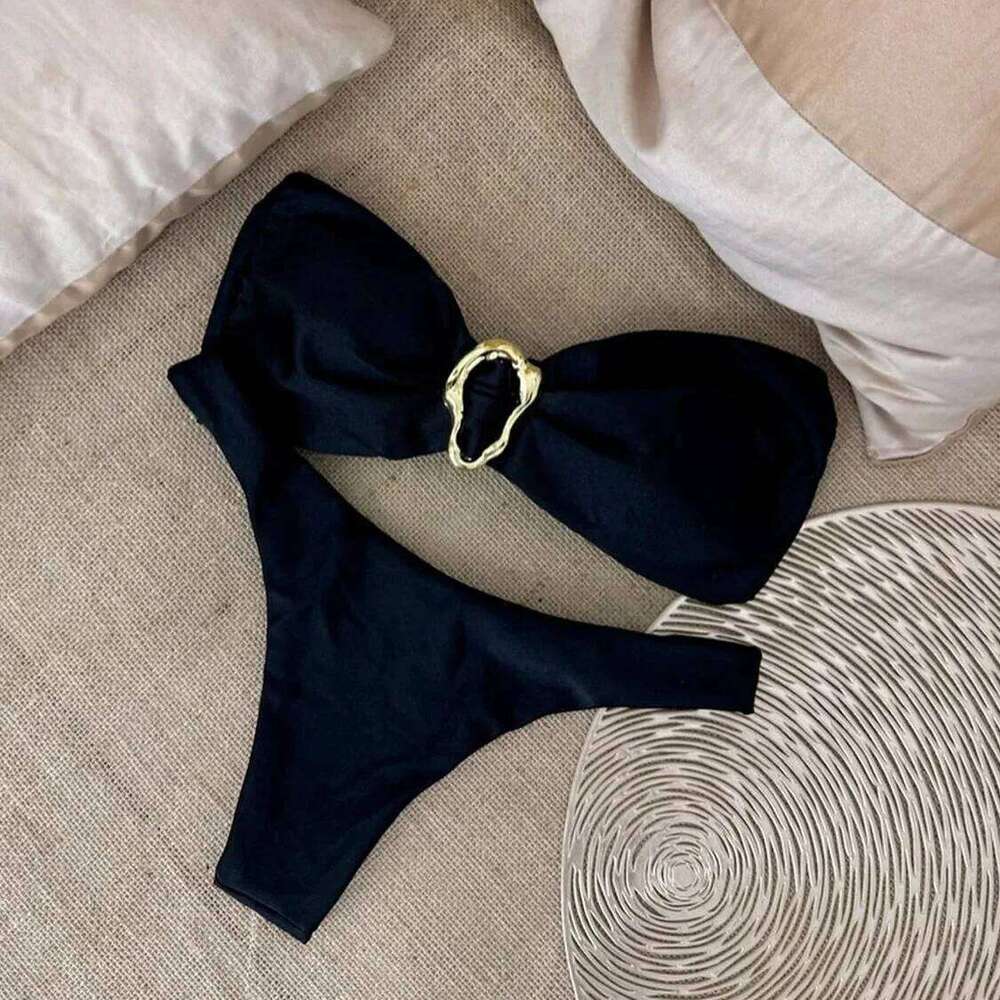 Micro Push Up Women Swimsuits 2025 Sexy Female Swimwear Brazilian Bikini Set Thong Biquini Swim Suits Solid Beachwear Z260301