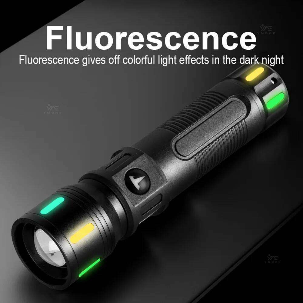 White Laser Flashlights Rechargeable LED Fluorescent Strip High Power Torch Tactical Flashlight Camping Hiking Light Z260301