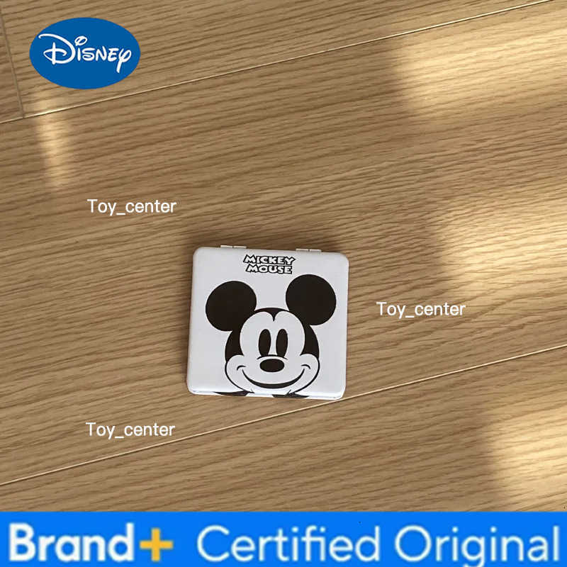 Disney Mickey Minnie Stitch Mini Compact Makeup Mirror Magnifying Pocket Portable Travel Cartoon Foldable Cosmetic Vanity Mirror H260302