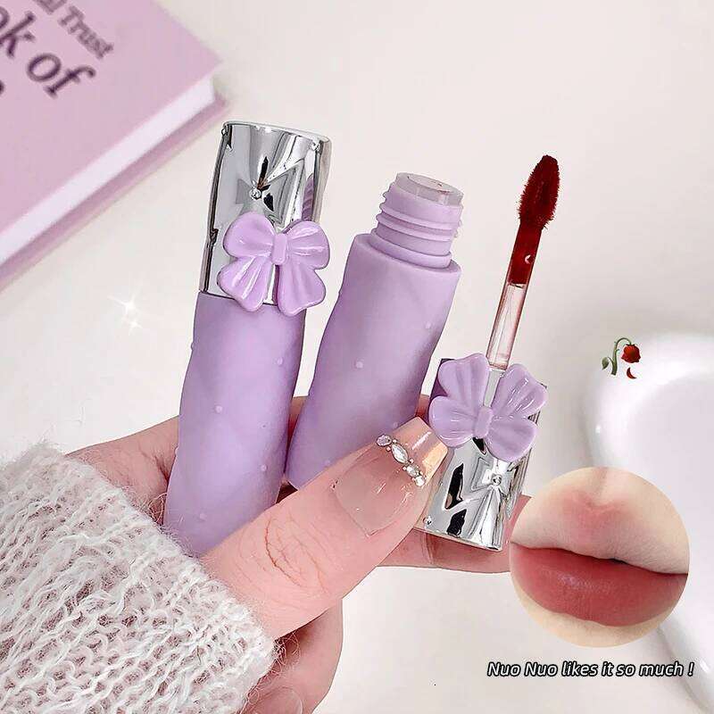 Gege bear Matte Lip Gloss 6 Color Smooth And Lasting Display Waterproof Moisturizing Lipstick Holiday Gift Box Set H260302