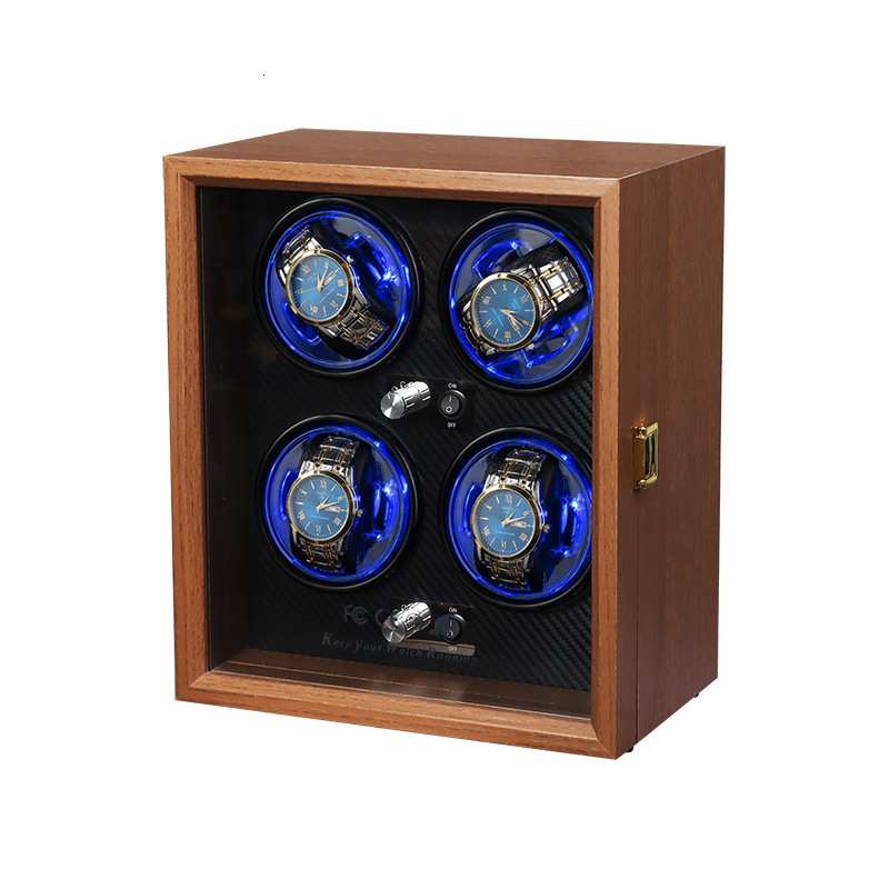 Embers Watch box 1 2 4 slots watch winder for automatic watches With Ambient Lighting 250306