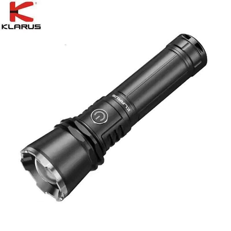 Klarus A3 2200 Lumens 750m Beam Distance ,Adjustable Zoomable Tactical Flashlight / Spot/Flood Light with 21700 Battery Z260301