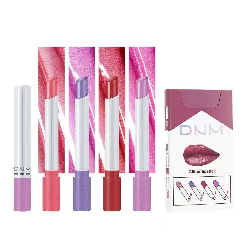 Matte Finish Set Smoking Tube Velvet Mist Moisturizing Lipstick Gloss Pigment Lip Makeup Cosmetics H260302