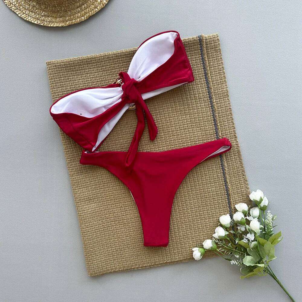 Micro Push Up Women Swimsuits 2025 Sexy Female Swimwear Brazilian Bikini Set Thong Biquini Swim Suits Solid Beachwear Z260301