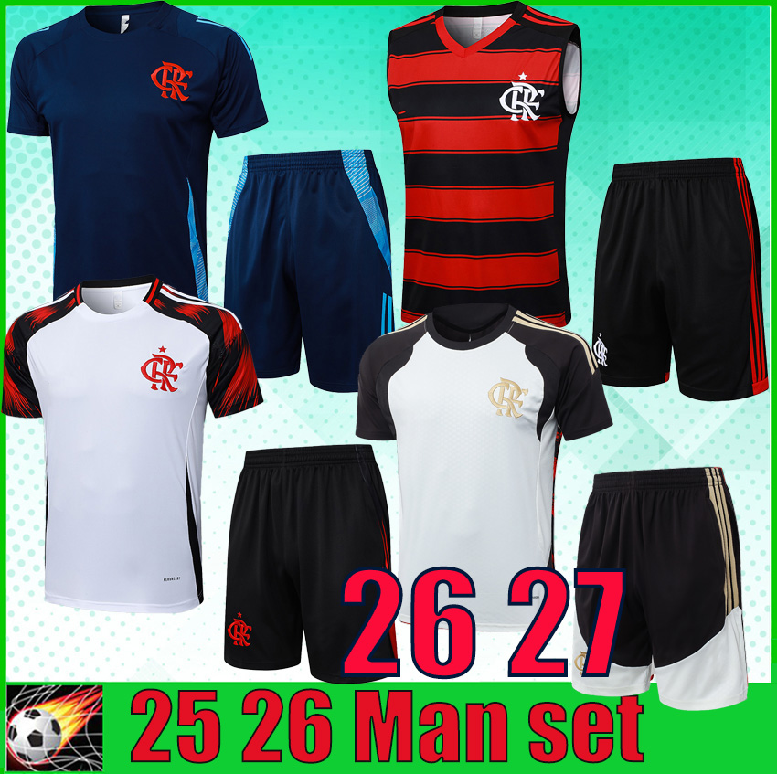 Flamengo 25 26 27 Soccer Jerseys 2026 DE ARRASCAETA E.RIBEIRO GABI training suit Training shirt man set football kit