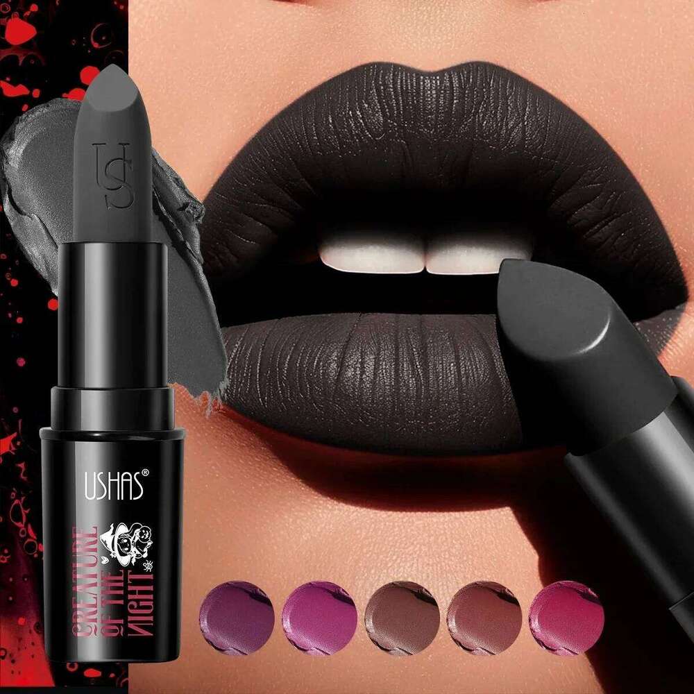 Long Lasting Velvet Lipstick Set Matte Non Transfer Waterproof Lip Gloss Liner Combo High Color Intensity Halloween Makeup H260302