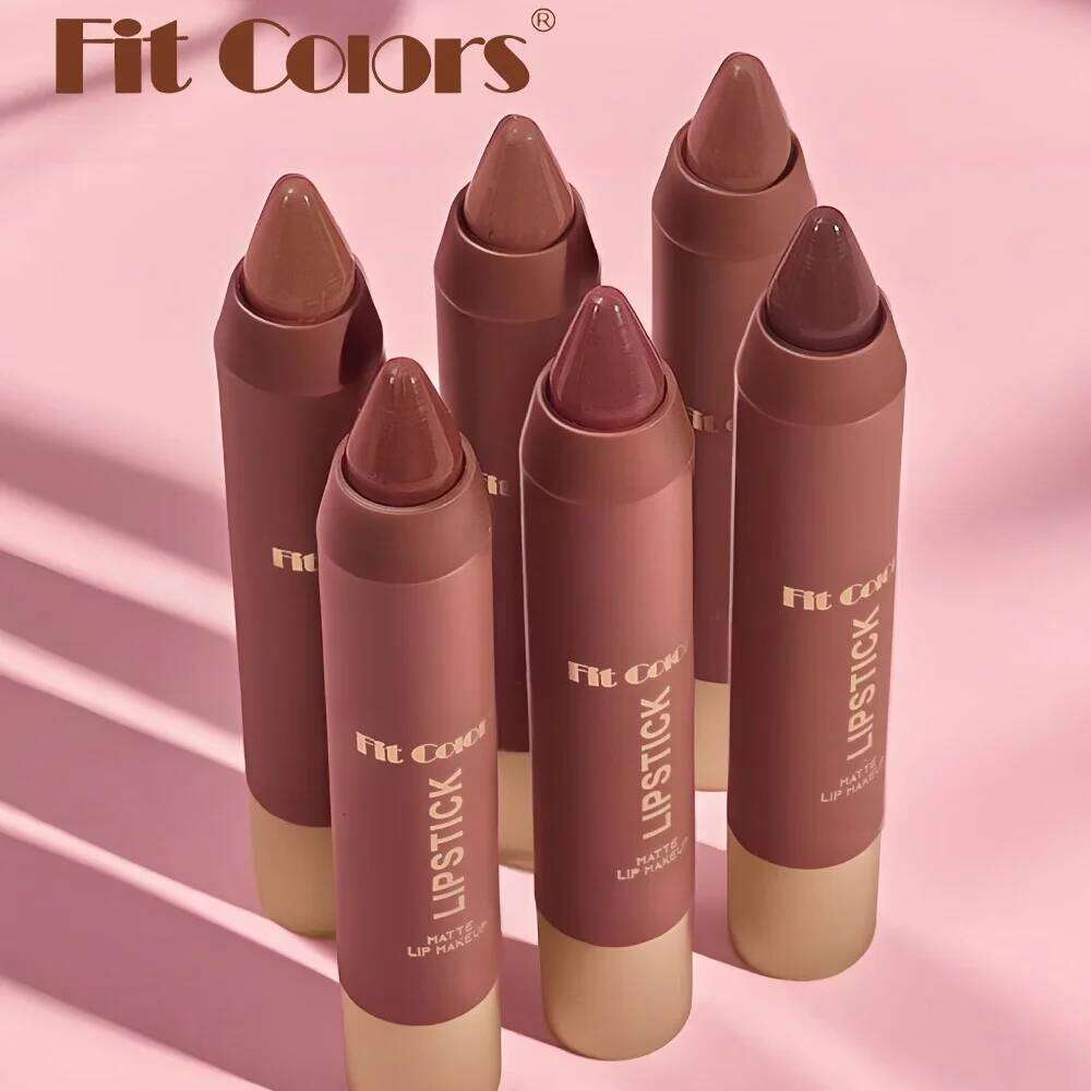 Velvet Matte Lipstick Waterproof Smudge Proof Liquid Lip Liner Pen Moisturizing Nourishing Chocolate Color 6 Shades Cosmetics H260302
