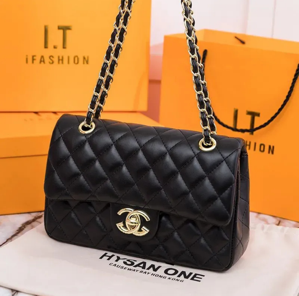 Top Designer Shouder Chain Bag Clutch Flap Totes Bags Check Veour Thread C Purse Doube Letters Soid Hasp Waist Square Stripes designer bag for Women bag 26cm