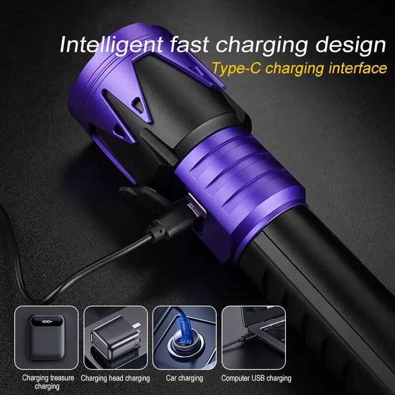 Powerful LED Flashlight Aluminium Alloy Tactical Flashlights Waterproof Zoomable Torch for Camping Hiking Z260301