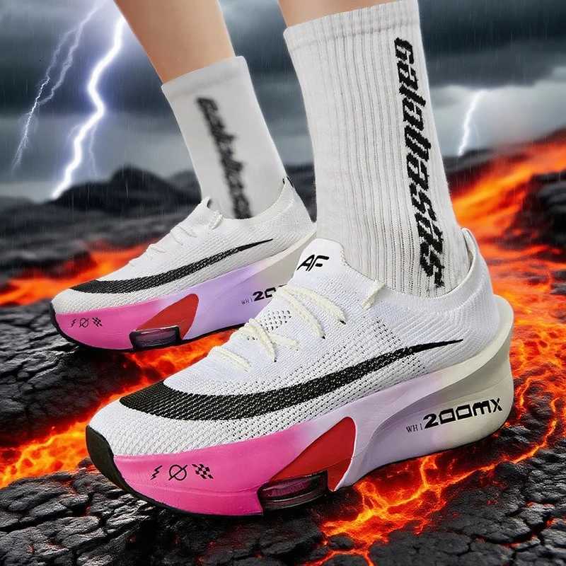 Casual Sneakers Air Cushion Running Shoes Jogging Marathon Men Sports Breathable Lightweight Comfortable Leisure Sneaker K260302