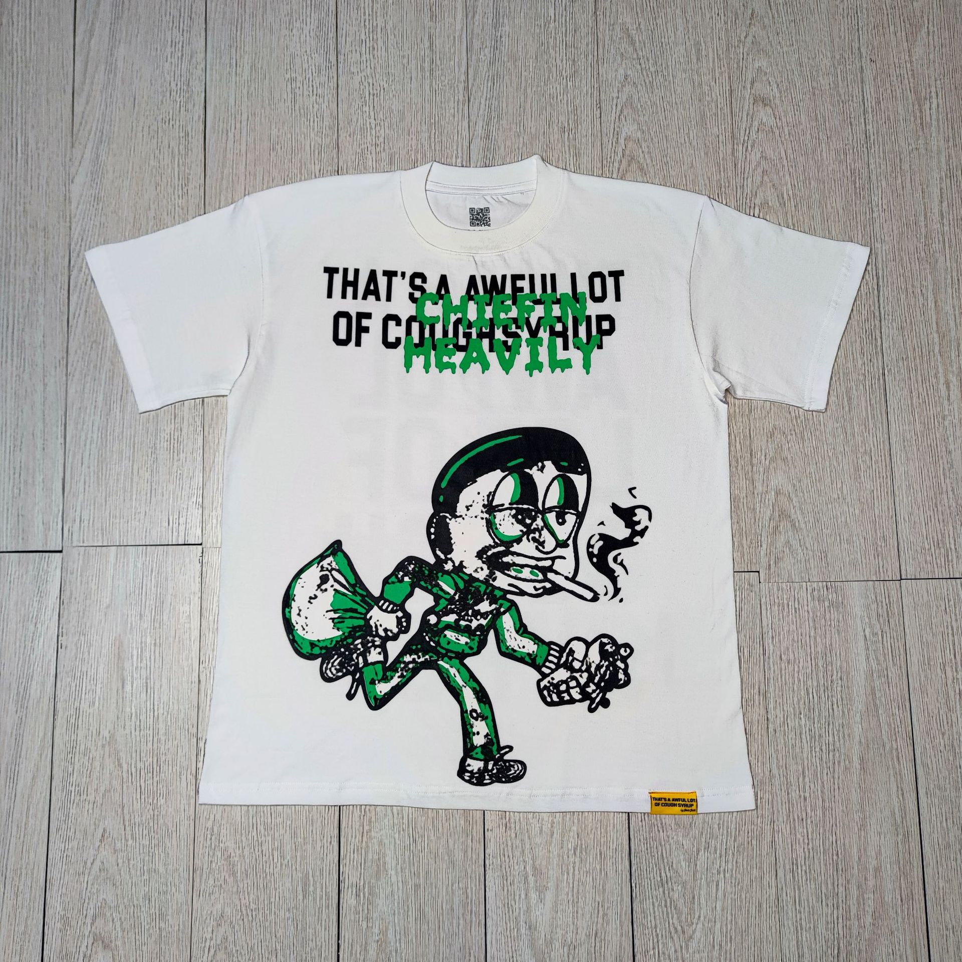 High-Quality 100% Cotton Crewneck T-Shirt, Breathable Short Sleeve, European American Streetwear Graphic Print, Summer Essential