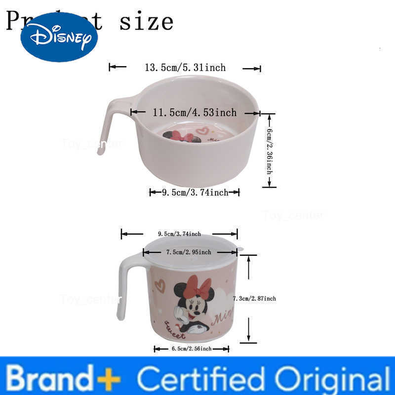 Disney 1pc Cartoon Minnie Mouse tableware Family dinner Birthday durable lovely tableware Minnie Mouse Fall resistant H260302