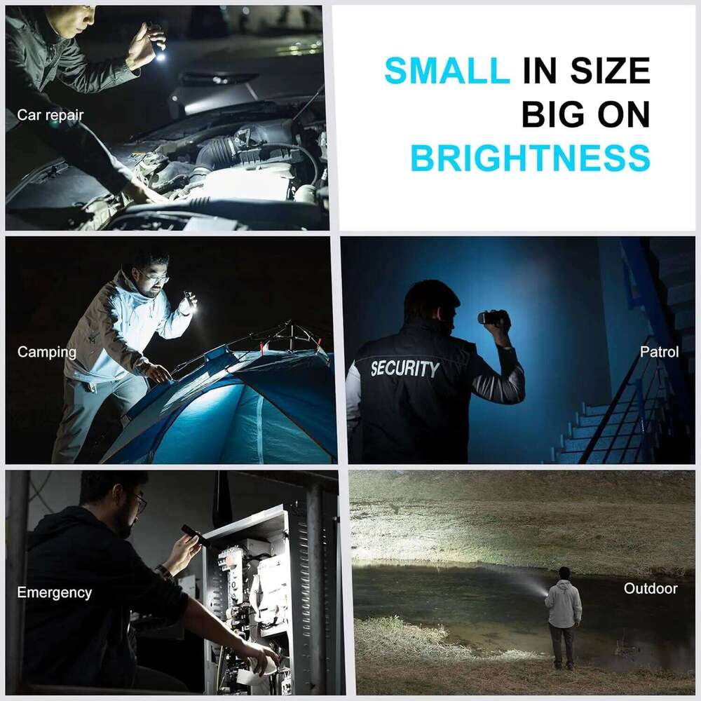 WUBEN C3 1200 High Lumens Rechargeable 6 Modes IP68 Waterproof LED Tactical Flashlight for Camping Hunting Z260301