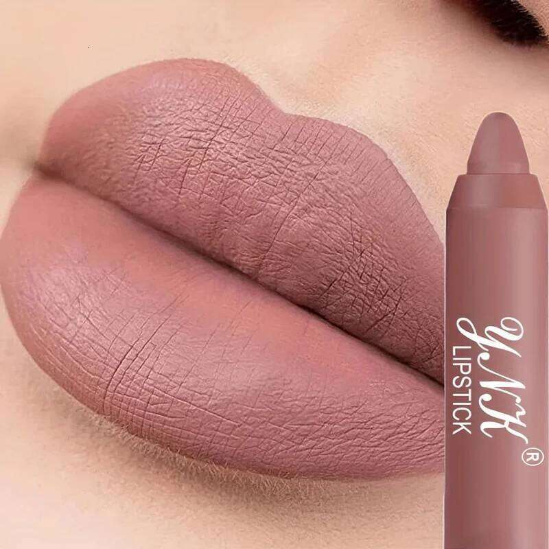 Nude Series Velvet Matte Lipstick Pencil Waterproof Long Lasting Red Stick Non-Stick Cup Lip Tint Pen Cosmetic Makeup H260302