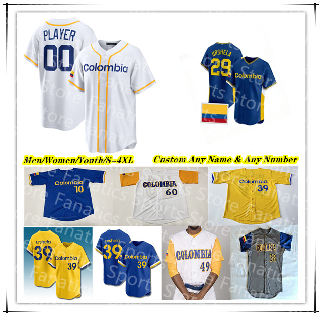 Colombia 2026 World Baseball Classic WBC Jersey Gustavo Campero Reynaldo Rodriguez Harold Ramirez Dayan Frias Michael Arroyo Donovan Solano Jorge Alfaro Urshela