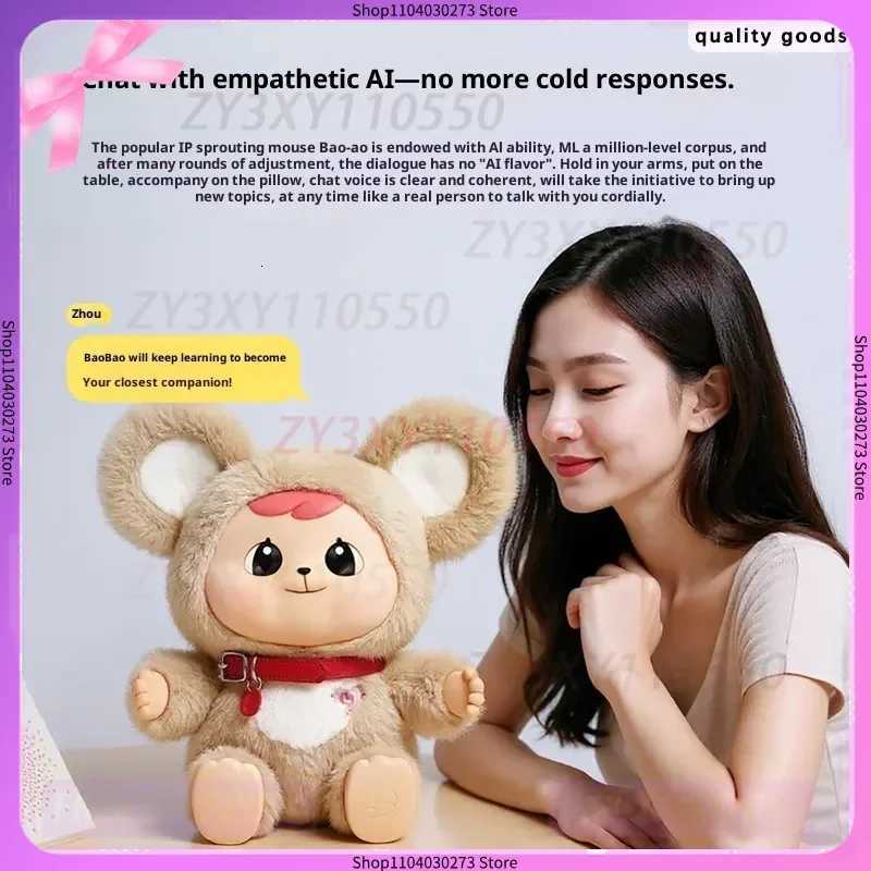 Doll Educational Companion Chat Intelligent Soothing Emotional Dialogue Doll Toy Holiday Christmas GiftT260302