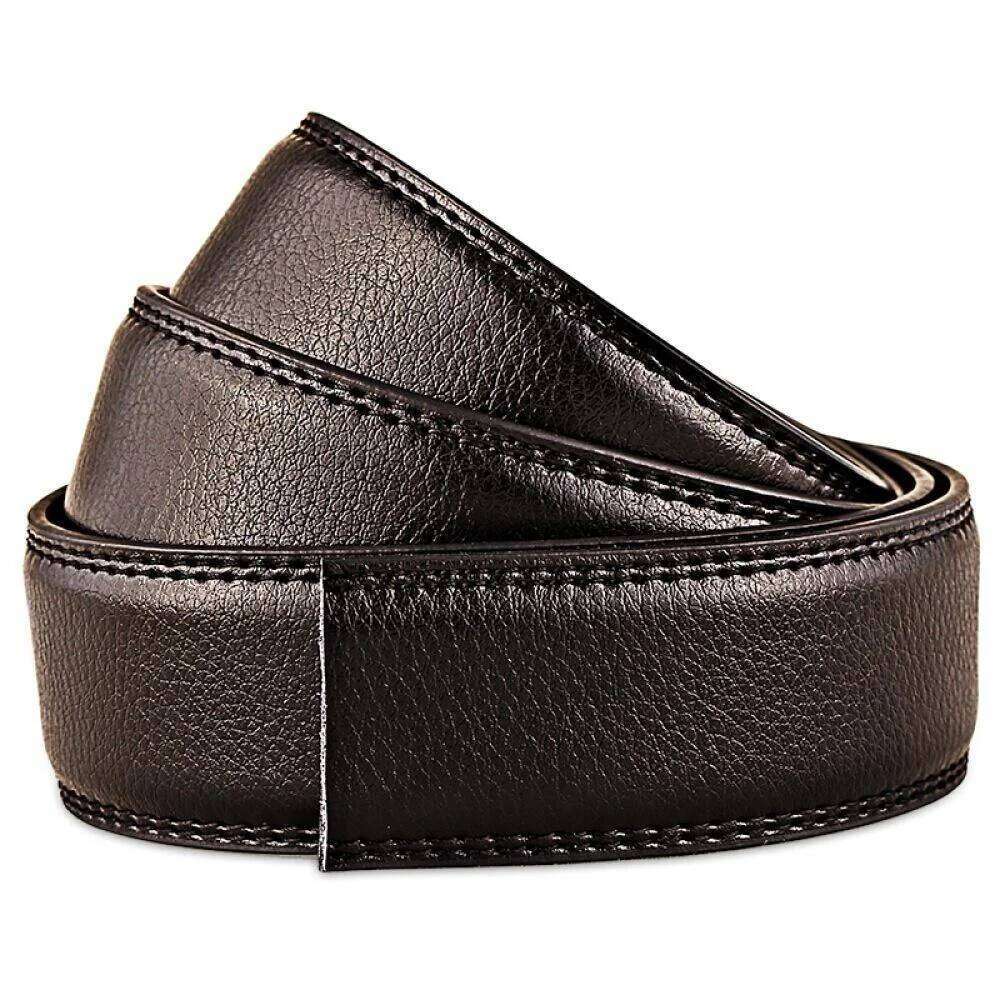 Automatic Leather Belts for Men Belt Carbon Fiber Grain Buckle 80-170cm S260228