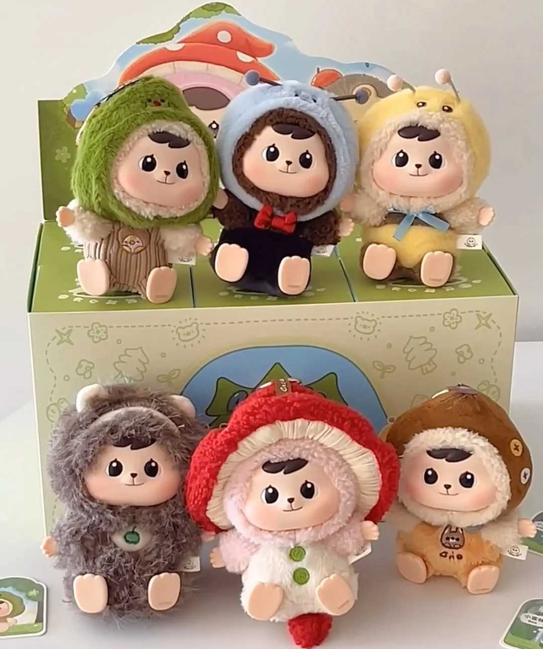 New Genuine Blind Box Bao-Ao Forest Friends Gathering Series Mystery Box Vinyl Cute Bag Pendant Doll Collect Toy Gift OriginalT260302