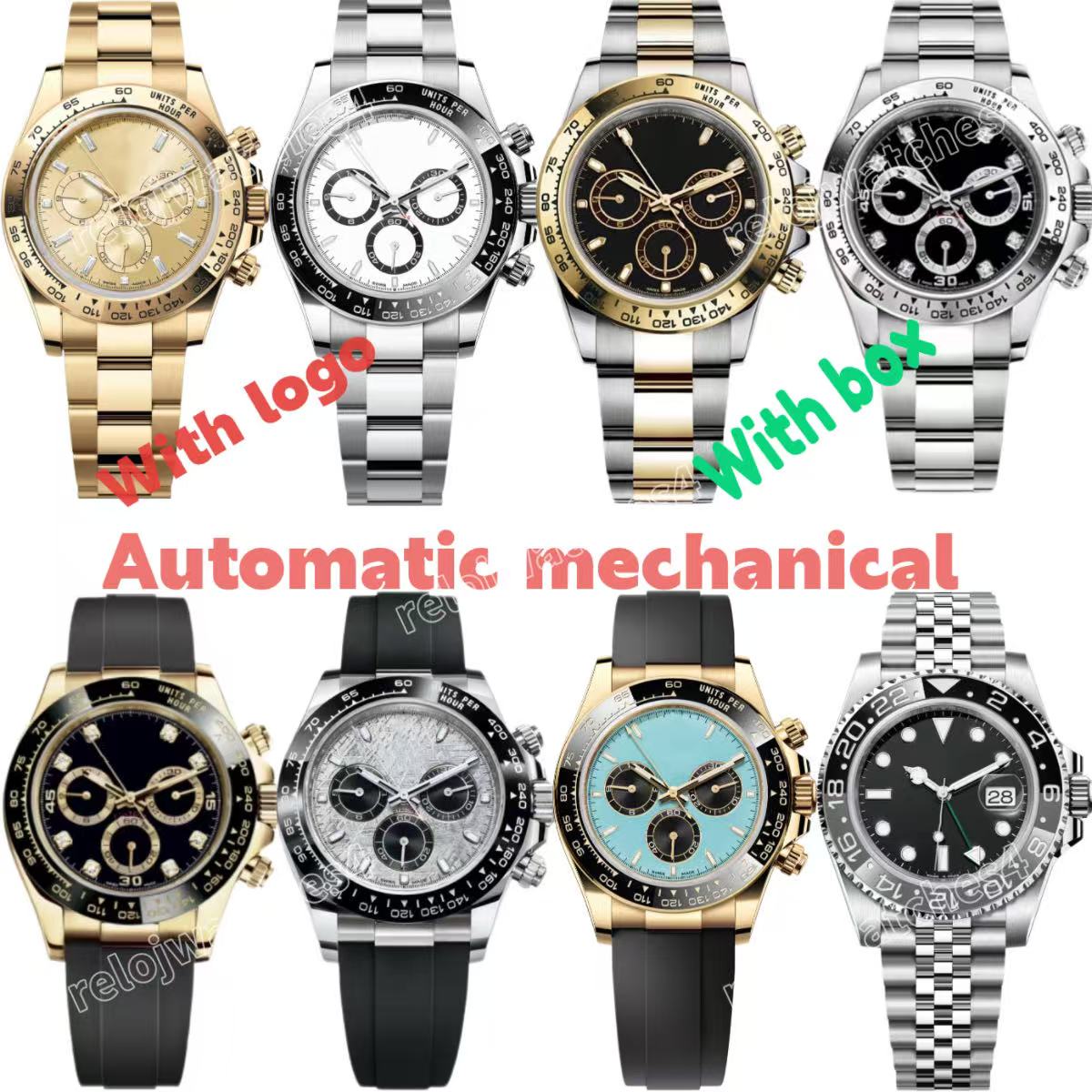 Designer watch daytons luxury men watch diamond watches men 40mm automatic watchs 904L Stainless steel Gold Wristwatches with sapphire glass reloj orologio montre