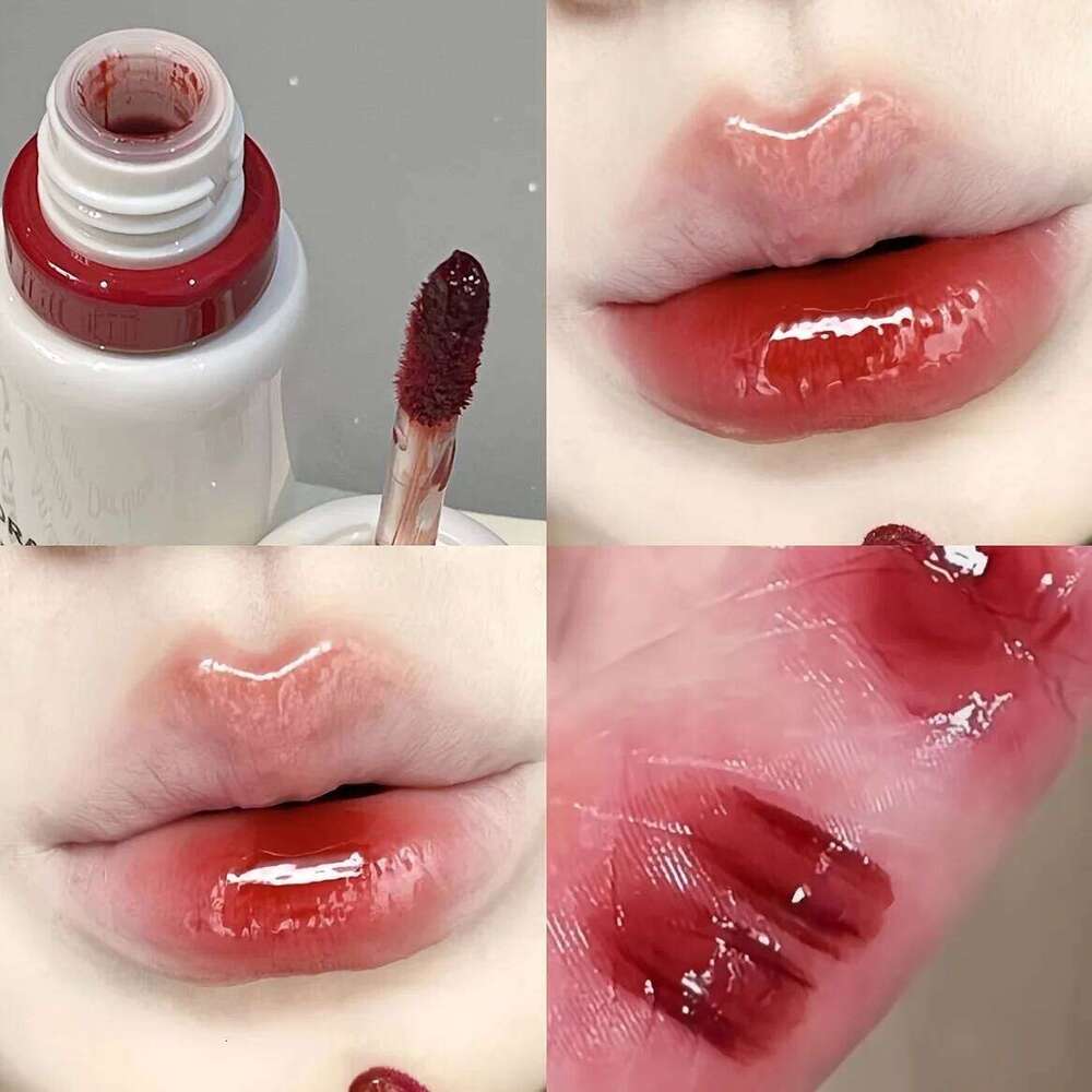 Herorange~ Elegant Tender Color Glaze, Moisturizing Mirror Water-Glossy Plump Lips, Autumn and Winter Color-Lasting Lip Gloss H260302