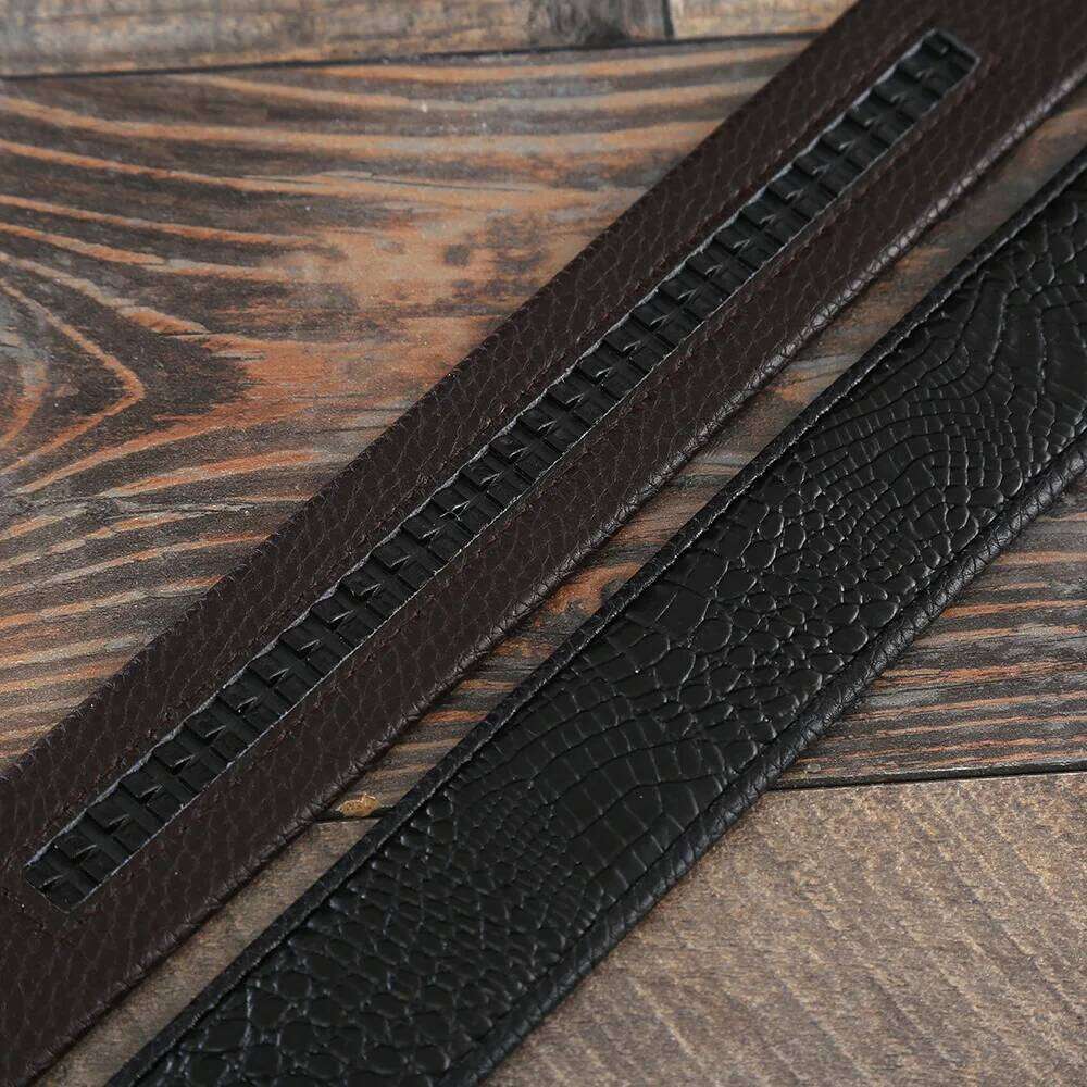 2022 New Luxury Genuine Men's Automatic Buckle Cowhide Leather Belt High-end Youth Business All-match Waistband S260228