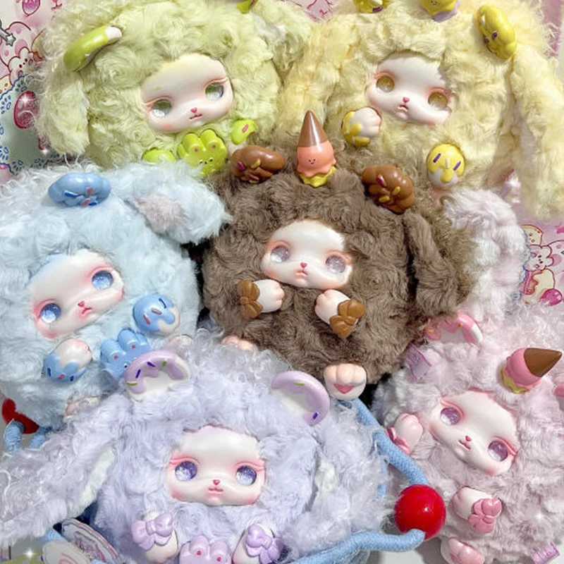 Loloan Dessert Series Anime Figure Cute Vinyl Plush Doll Action Figure Surprise Gift Kawaii Animals Backpack Decor Doll Kids ToyT260302