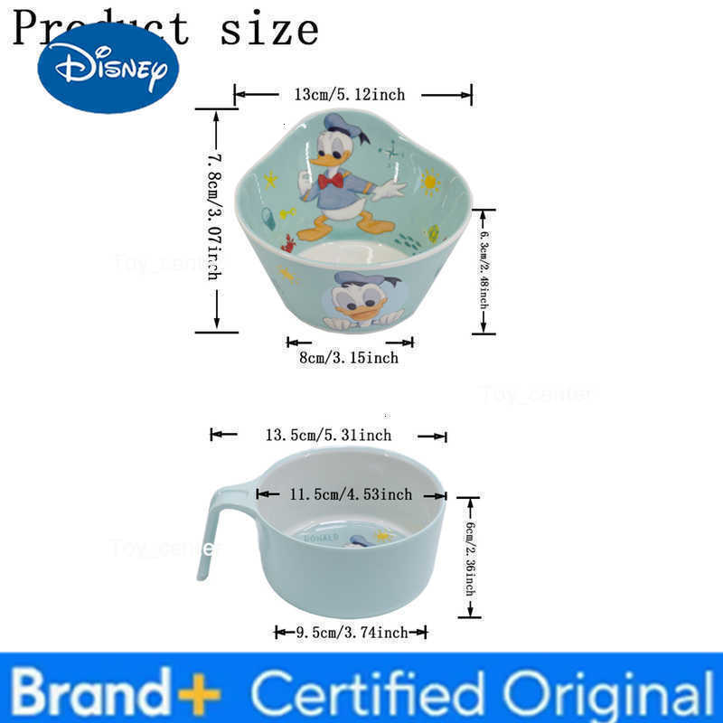 Disney 1pc cartoon Donald Duck melamine tableware Family dinner Birthday gift Beautiful durable lovely tableware Donald Duck H260302