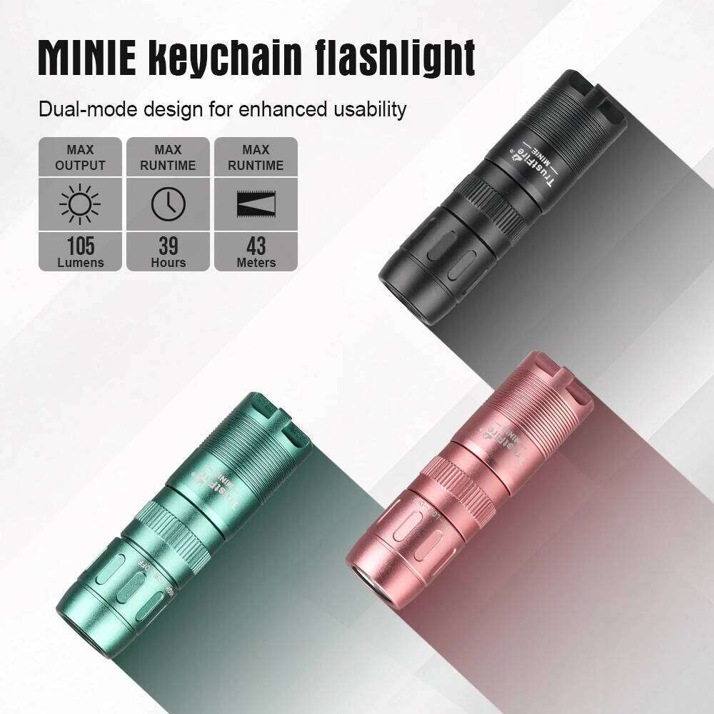 Trustfire MINIE 105Lumen Flashlight with Magnetic LED Rechargeable Mini EDC Keychain Flashlights Outdoor Tool For Camping Z260301